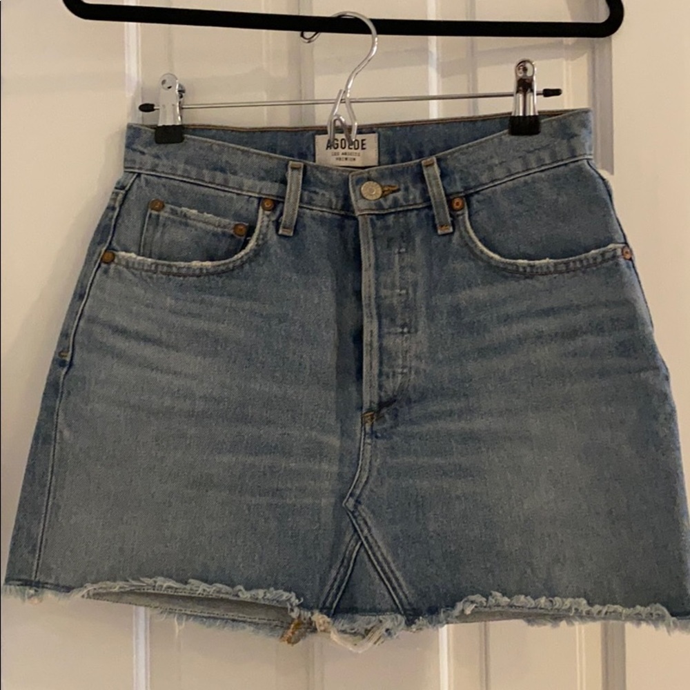 AGOLDE Denim Mini Skirt, perfect for summer